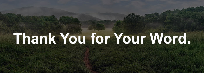 Thank You for Your Word